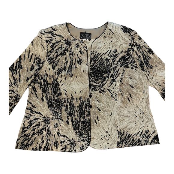 Alex Evenings Women's Plus Size Jacket and Scoop Tank Top Twinset size 3X - Picture 8 of 11